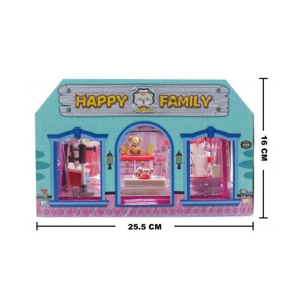 

Игрушечная комната Нappy Family: Ванная комната. HY-043AE
