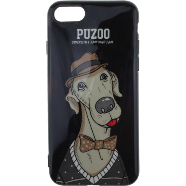 

Чехол-накладка PUZOO TPU Glossy Shiny Powder Art dog Apple iPhone 7/8 Black Bean bz_F_57782