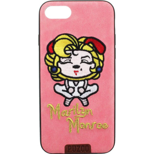 

Чехол-накладка PUZOO TPU+TPU with stitchwork craft Star show Apple iPhone 7/8 Pink Monroo bz_F_57790