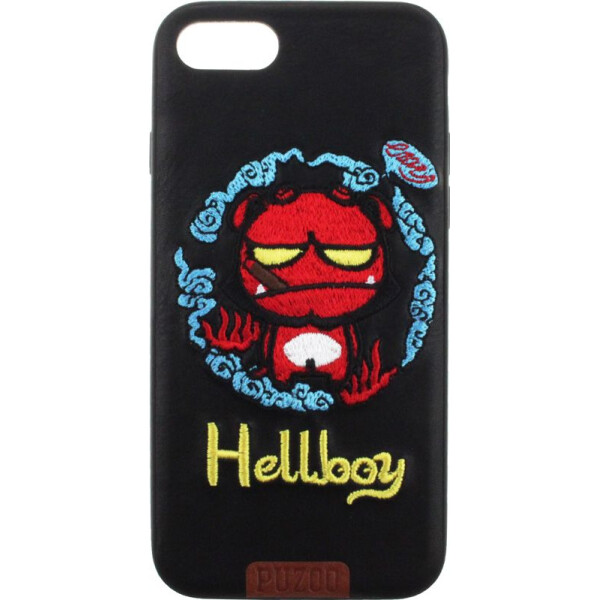

Чехол-накладка PUZOO TPU+TPU with stitchwork craft Star show Apple iPhone 7/8 Black Hellboy bz_F_57792