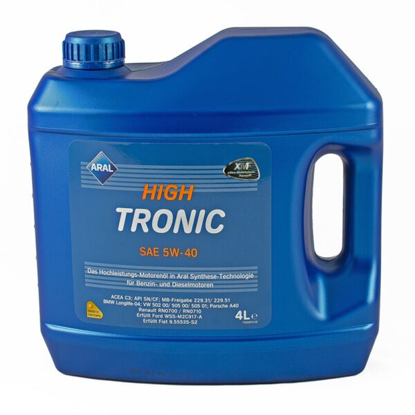 

Моторное масло Aral High Tronic 5w-40 4L