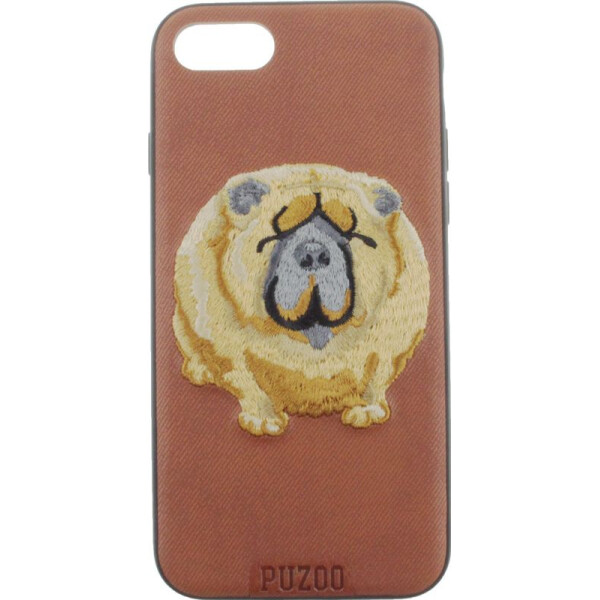

Чехол-накладка PUZOO TPU+TPU with stitchwork craft Ballon Dog Apple iPhone 7/8 Brown bz_F_57818