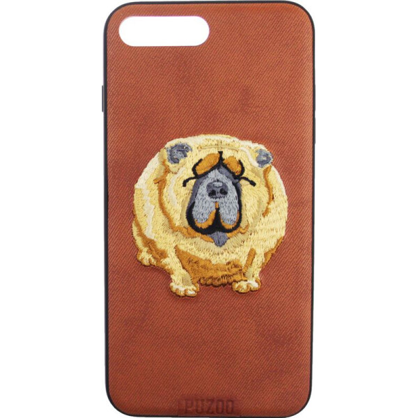 

Чехол-накладка PUZOO TPU+TPU with stitchwork craft Ballon Dog Apple iPhone 7 Plus/8 Plus Brown bz_F_57819