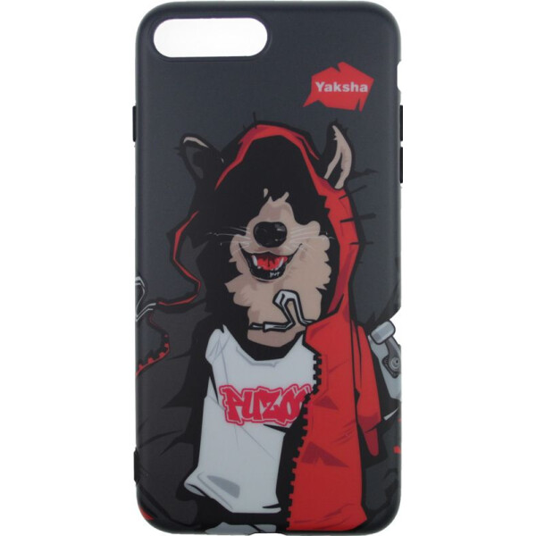 

Чехол-накладка PUZOO TPU Glossy Surface IMD Hip Hop Apple iPhone 7 Plus /8 Plus MC Husky Black bz_F_58359