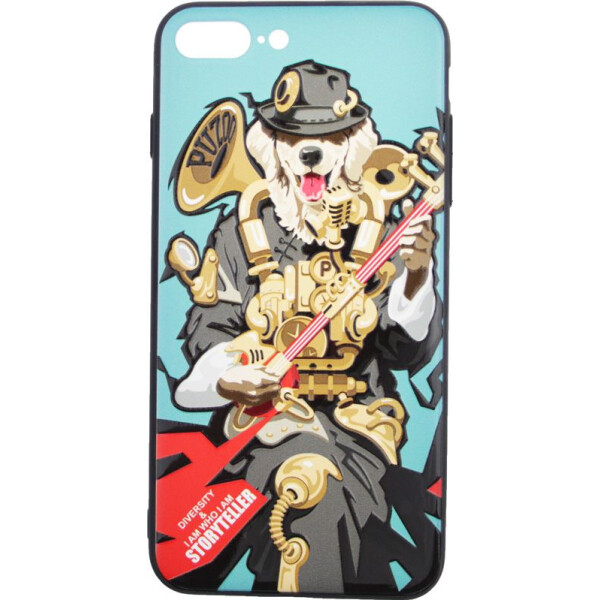 

Чехол-накладка PUZOO TPU with UV Printing Punk Phone Apple iPhone 7 Plus/8 Plus Ligjt Green bz_F_58585