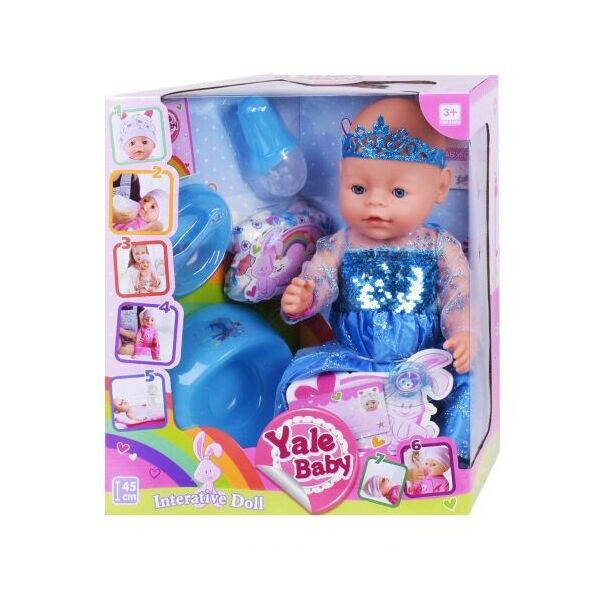 

Пупс Yale baby, в платье BL037M