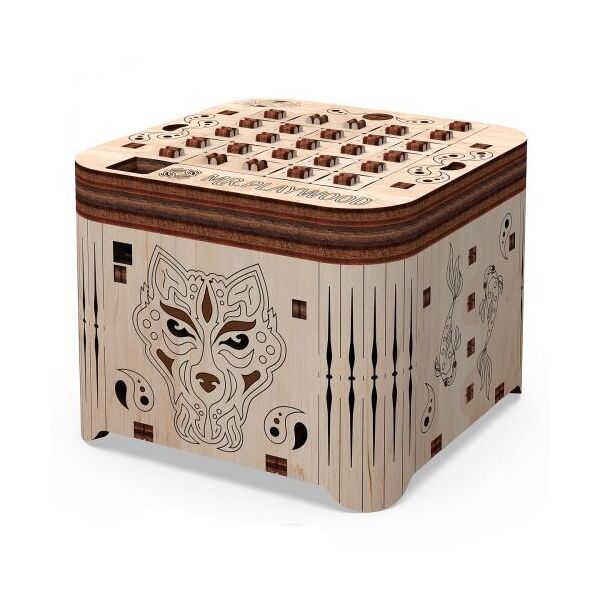 

Деревянный конструктор Шкатулка. Тайна тигра, 89 эл 10606