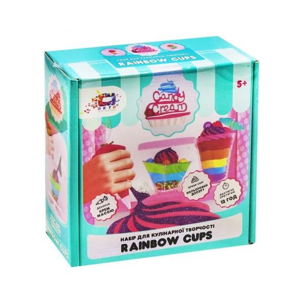 

Набор для творчества Candy cream. Rainbow cups 75003