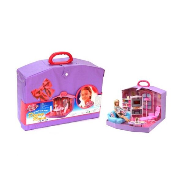 

Кукольный домик в чемоданчике Family Room 2014HB