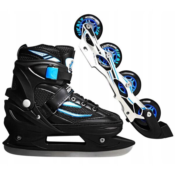 

Коньки роликовые раздвижные SportVida 4 в 1 Black/Blue (SV-LG0028), 35-38