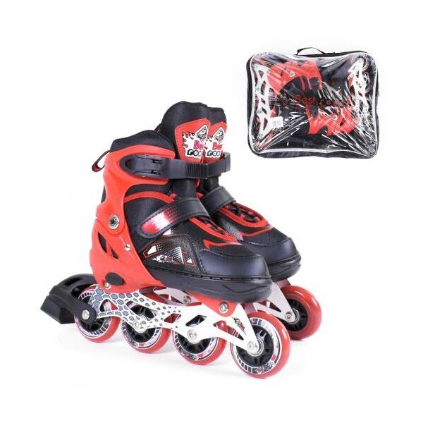 

Ролики с подсветкой Best Roller M красный 8017-М