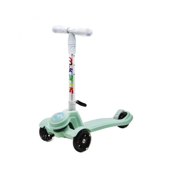 

Самокат трехколесный Scooter M-K PLUS (мятный) GS-0041