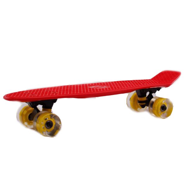 

Скейтборд Пенни борд Penny Wheels Fish SK-405-15 красный/черный