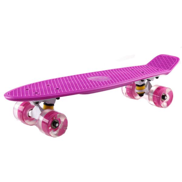 

Скейтборд Пенни борд Penny Wheels Fish SK-405-5 розовый/белый