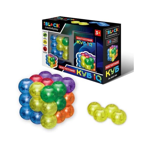 

Магнитный конструктор Magnetic Cube PL-920-54