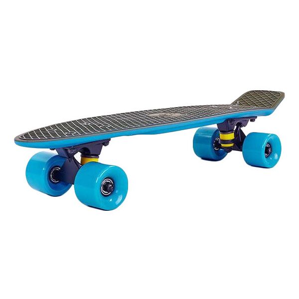 

Скейтборд Пенни борд Penny Rubber Soft Twin Fish 22in черный/синий