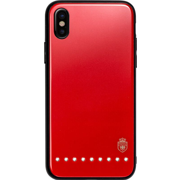 

Чехол-накладка Remax Batili Series Glass Case Apple iPhone X Red (bz_F_62009)