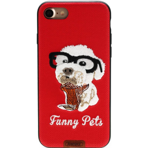 

Чехол-накладка Remax Funny Pets Series Case Apple iPhone 7 Red (bz_F_62107)