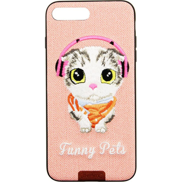 

Чехол-накладка Remax Funny Pets Series Case Apple iPhone 7 Plus Pink (bz_F_62109)