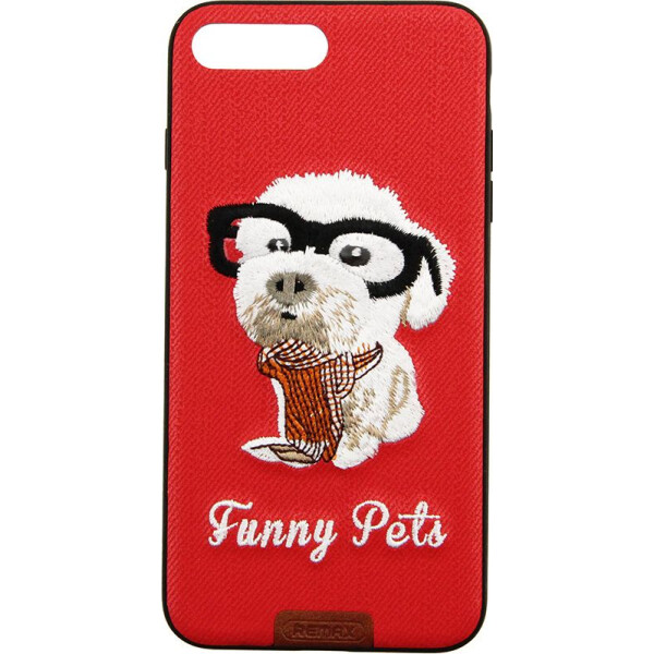 

Чехол-накладка Remax Funny Pets Series Case Apple iPhone 7 Plus Red (bz_F_62112)