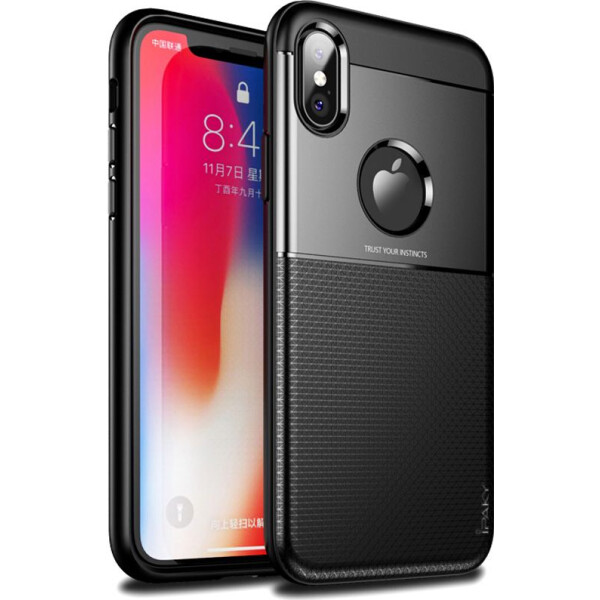 

Чехол-накладка Ipaky Elegant Grid Design TPU Hybrid Case Apple iPhone X Black (bz_F_62330)