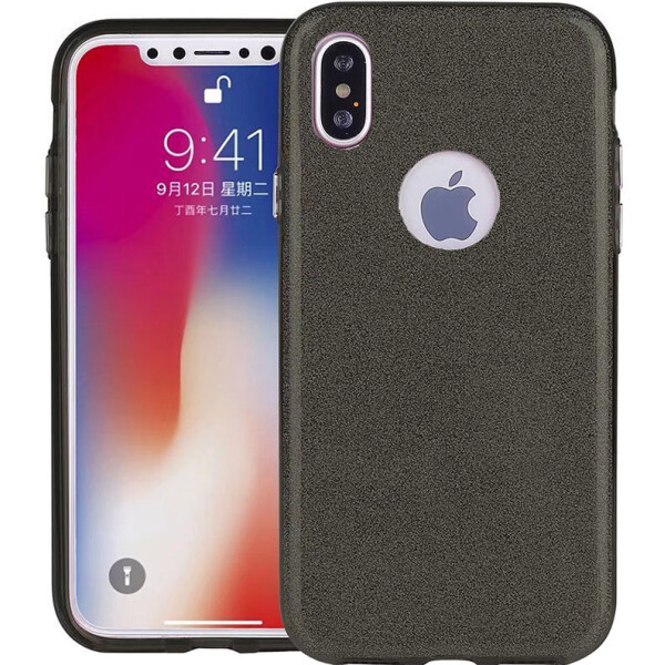

Чехол-накладка TOTO TPU Case Rose series 3 IN 1 Apple iPhone X Black (bz_F_54906)
