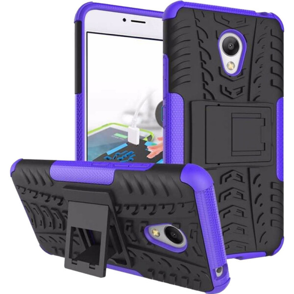 

Чехол-накладка TOTO TPU+PC Shockproof case Tire Tread Meizu M3S Purple (bz_F_50106)