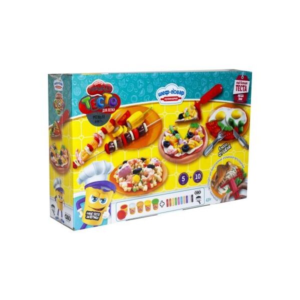 

Тесто для лепки Master-Do: Шеф-Повар. Кулинария MEGA BOX (рус) TMD-09-01