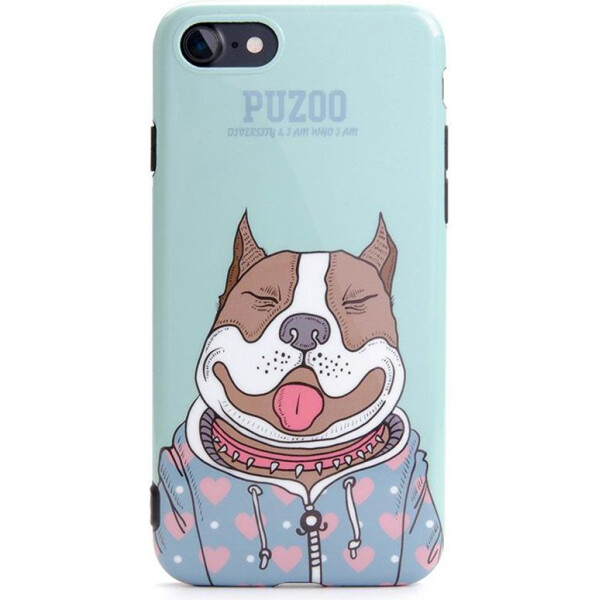 

Чехол-накладка PUZOO TPU Glossy Shiny Powder Art dog Apple iPhone 7/8 Green Baby (bz_F_57217)