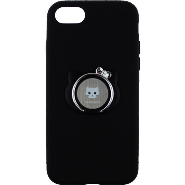 

Чехол-накладка SHENGO Soft-touch holder TPU Case Apple iPhone 7 Black (bz_F_54284)