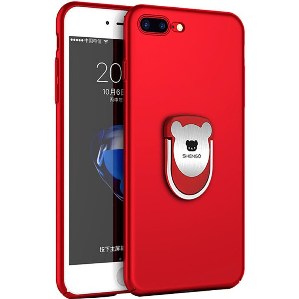 

Чехол-накладка SHENGO Soft-touch holder TPU Case Apple iPhone 7 Plus Red (bz_F_54287)