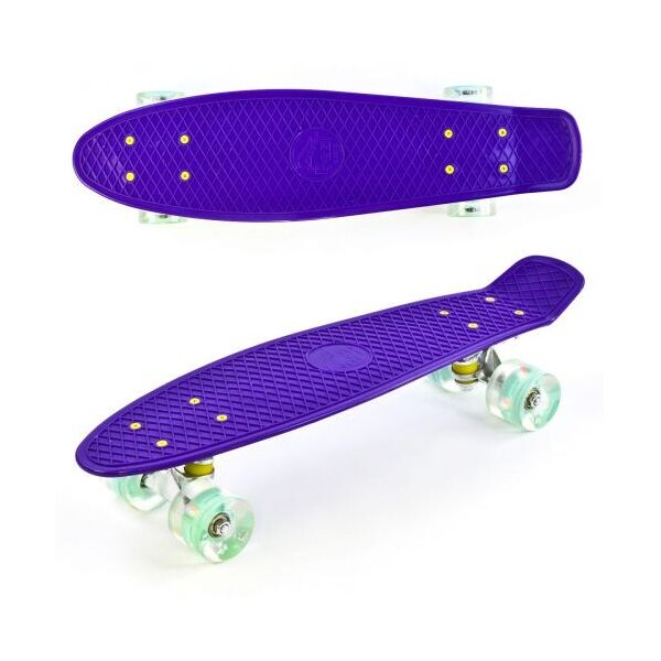 

74189 [660] Скейт Пенни борд 0660 (8) Best Board, ФИОЛЕТОВЫЙ, доска=55см, колёса PU со светом, диаметр 6см
