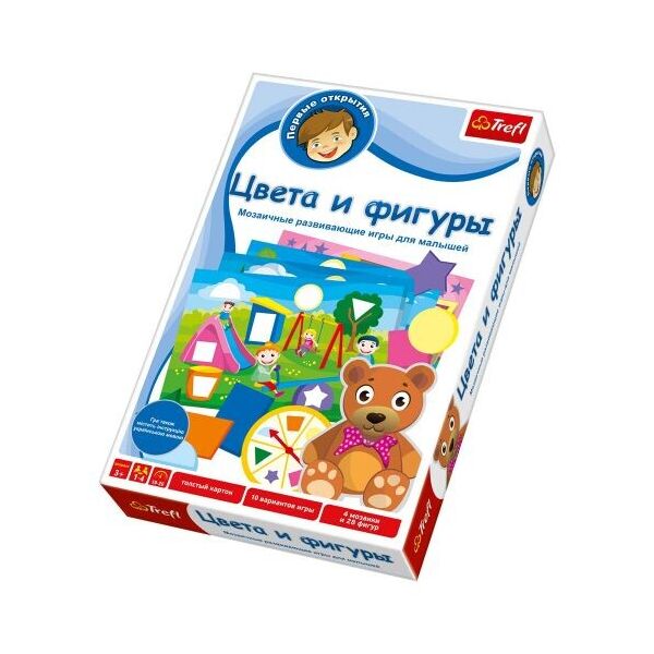 

Настільна гра - Кольори та фігурки / Серія: Перші відкриття/Trefl 1106