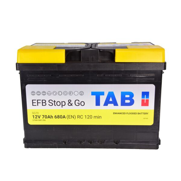 

Аккумулятор TAB EFB 70 Ah/12V [- +]