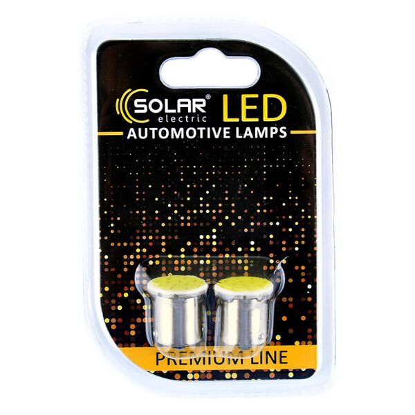 

LED Автолампы Solar 12V G18.5 BA15s white, 2шт