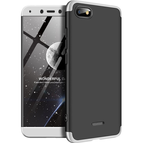 

Чехол-накладка GKK 3 in 1 Hard PC Case Xiaomi Redmi 6A Silver/Black (bz_F_91351)