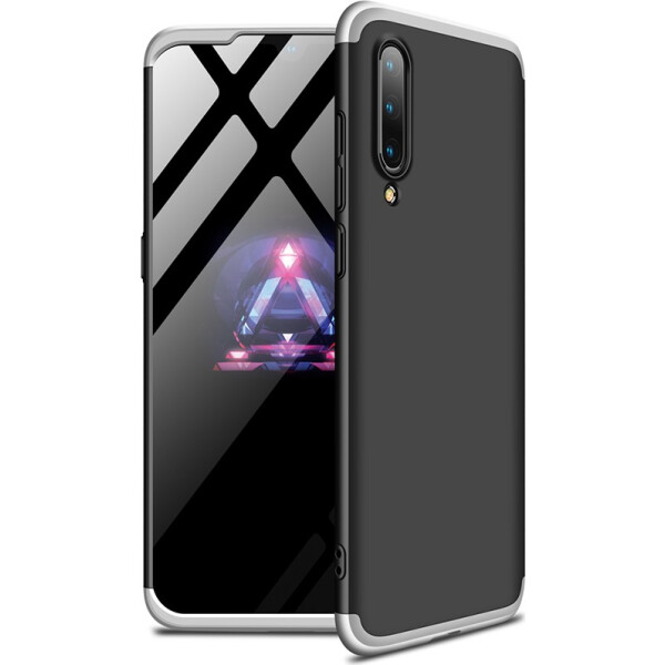 

Чехол-накладка GKK 3 in 1 Hard PC Case Xiaomi Mi9 Silver/Black (bz_F_91380)