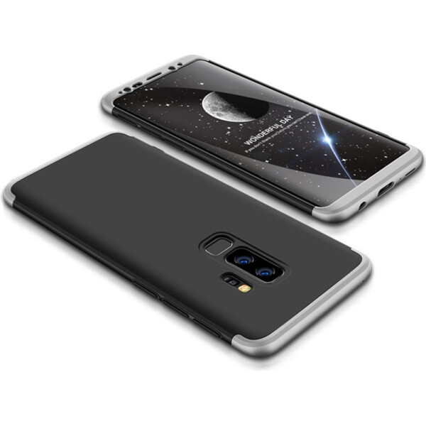 

Чехол-накладка GKK 3 in 1 Hard PC Case Samsung Galaxy S9+ Silver/Black (bz_F_91342)