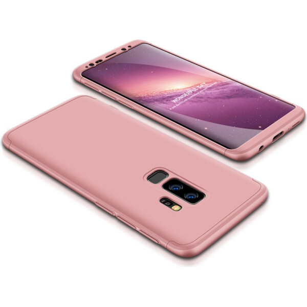 

Чехол-накладка GKK 3 in 1 Hard PC Case Samsung Galaxy S9+ Rose Gold (bz_F_91341)