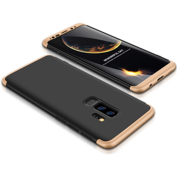 

Чехол-накладка GKK 3 in 1 Hard PC Case Samsung Galaxy S9+ Gold/Black (bz_F_91338)