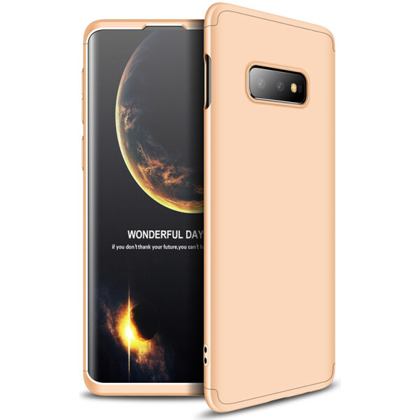 

Чехол-накладка GKK 3 in 1 Hard PC Case Samsung Galaxy S10e Gold (bz_F_91319)