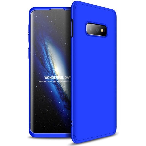 

Чехол-накладка GKK 3 in 1 Hard PC Case Samsung Galaxy S10e Blue (bz_F_91317)