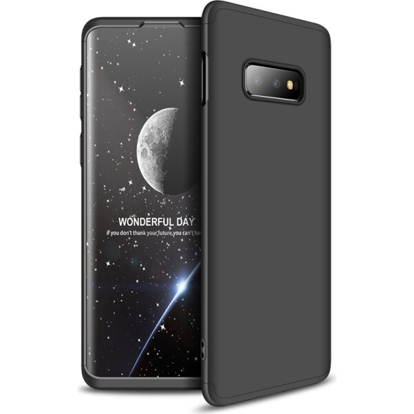 

Чехол-накладка GKK 3 in 1 Hard PC Case Samsung Galaxy S10e Black (bz_F_91316)