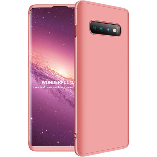 

Чехол-накладка GKK 3 in 1 Hard PC Case Samsung Galaxy S10+ Rose Gold (bz_F_91314)