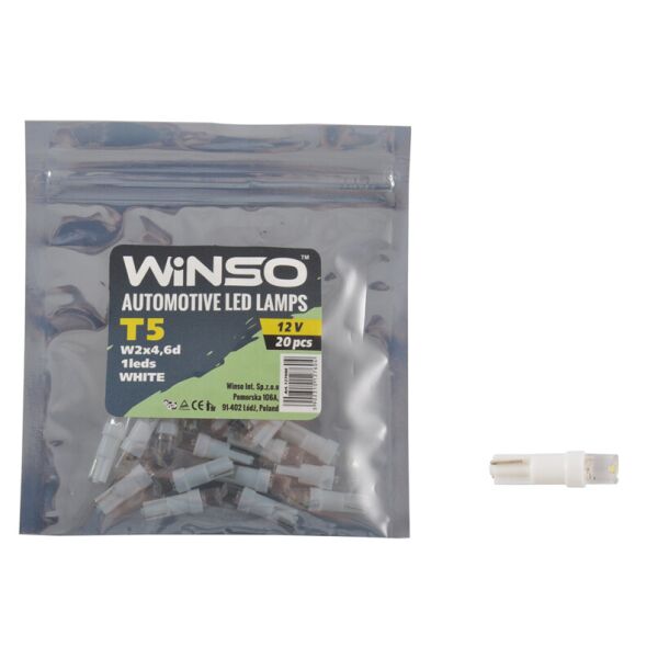 

LED Автолампы Winso 12V FLUX T5 W2x4.6d