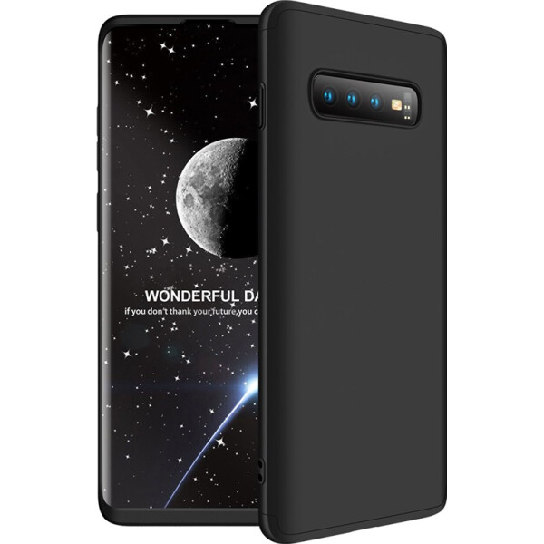 

Чехол-накладка GKK 3 in 1 Hard PC Case Samsung Galaxy S10+ Black (bz_F_91306)