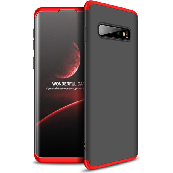 

Чехол-накладка GKK 3 in 1 Hard PC Case Samsung Galaxy S10 Red/Black (bz_F_91303)