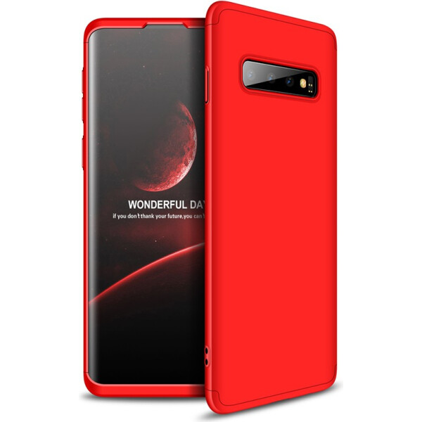

Чехол-накладка GKK 3 in 1 Hard PC Case Samsung Galaxy S10 Red (bz_F_91302)