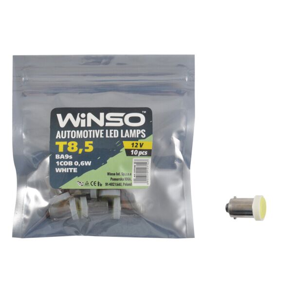 

LED Автолампы Winso 12V COB T8.5 BA9s