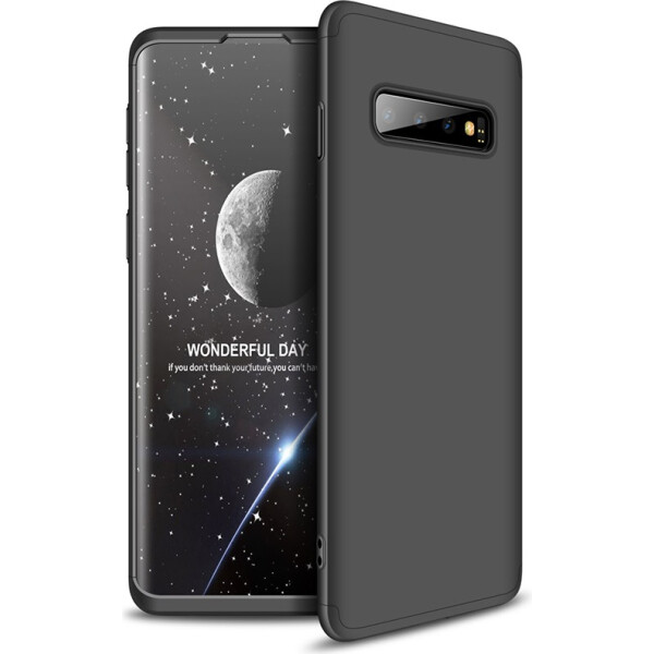 

Чехол-накладка GKK 3 in 1 Hard PC Case Samsung Galaxy S10 Black (bz_F_91297)